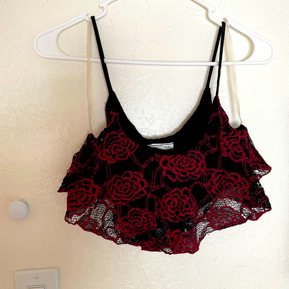Lace crop top